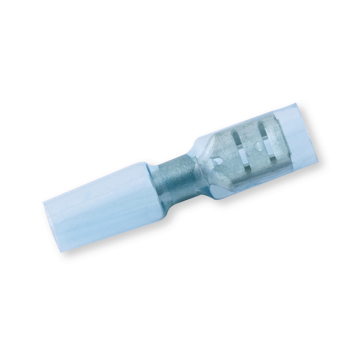 Cosse thermoseal femelle 6,3 mm HQ bleue